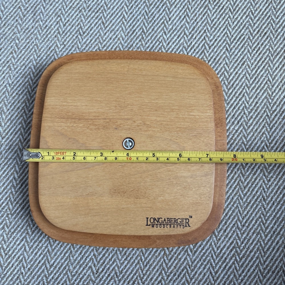 Longaberger Basket Lid Large Spoon Square 51217 - Picture 3 of 4